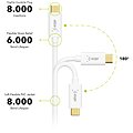 AlzaPower Core USB-C 3.2 Gen1, 2 m weiß - Datenkabel