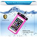 ChoeTech Waterproof Bag for Smartphones Pink - Handyhülle