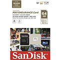 SanDisk microSDXC 64 GB Max Endurance + SD-Adapter - Speicherkarte