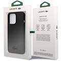 Lacoste Liquid Silicone Glossy Printing Logo Cover für Apple iPhone 13 Pro Black - Handyhülle