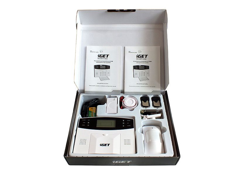 Packungsinhalt Inlandswarnung iGET SECURITY M2B