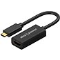AlzaPower Adapter USB-C (M) auf HDMI 2.0 4K 60 Hz (F) 0,1 m - mattschwarz - Adapter