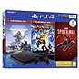 PlayStation 4 Slim 500GB + 3 Spiele (Spiderman, Horizon Zero Dawn, Ratchet and Clank) - Spielkonsole