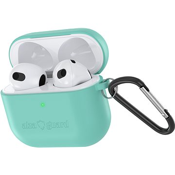 AlzaGuard Skinny Silikonhülle für Airpods 2021 - blau