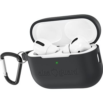 AlzaGuard Skinny Silicone Case für Airpods Pro 2022 - schwarz