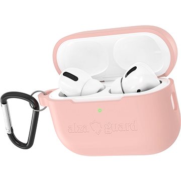 AlzaGuard Skinny Silicone Case für Airpods Pro 2022 - rosa