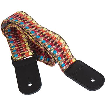 CASCHA Ukulelenriemen Jacquard - Regenbogen