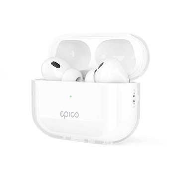 Epico Transparent Cover Airpods 4 - weiß transparent