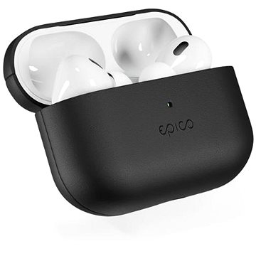 Epico Leather Case Airpods Pro 2 - Schwarz