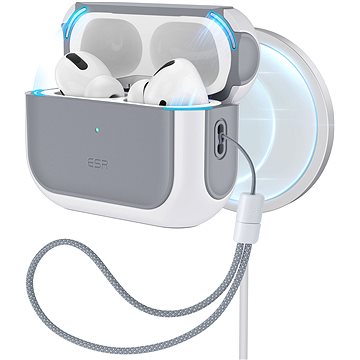 ESR Orbit Hybrid Case with HaloLock for AirPods Pro 2022 - White