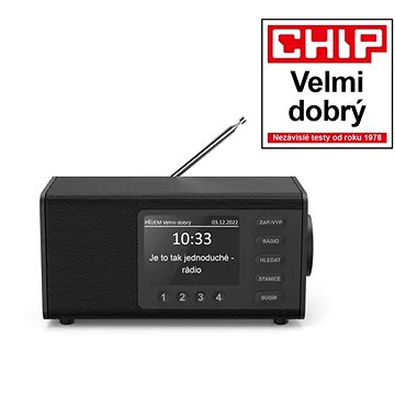 Hama DR1000, FM/DAB/DAB+, černé