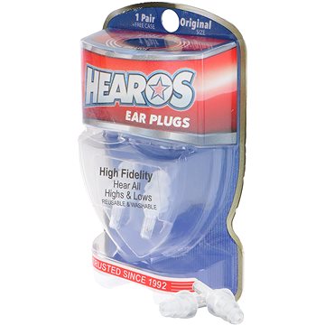 HEAROS  High Fidelity Ear Plugs Original NRR 15dB 1 Pair