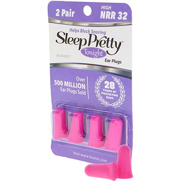 HEAROS  Sleep Pretty Tonight Ear Plugs NRR 32dB 2 Pairs