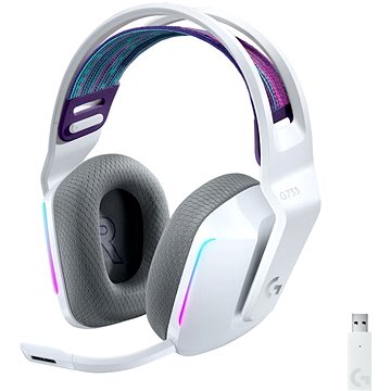 Logitech G733 LIGHTSPEED Wireless RGB Gaming Headset WHITE