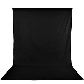 Neewer Fotohintergrund / Studiohintergrund - 3 m x 3,6m - schwarz