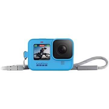 GoPro Sleeve + Lanyard (HERO10 und HERO9 Schwarz) blau