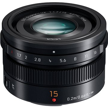 Panasonic Leica DG Summilux 15mm f/1.7 ASPH schwarz