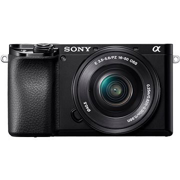 Sony Alpha A6100 schwarz + E PZ 16–50 mm f/3,5–5,6 OSS