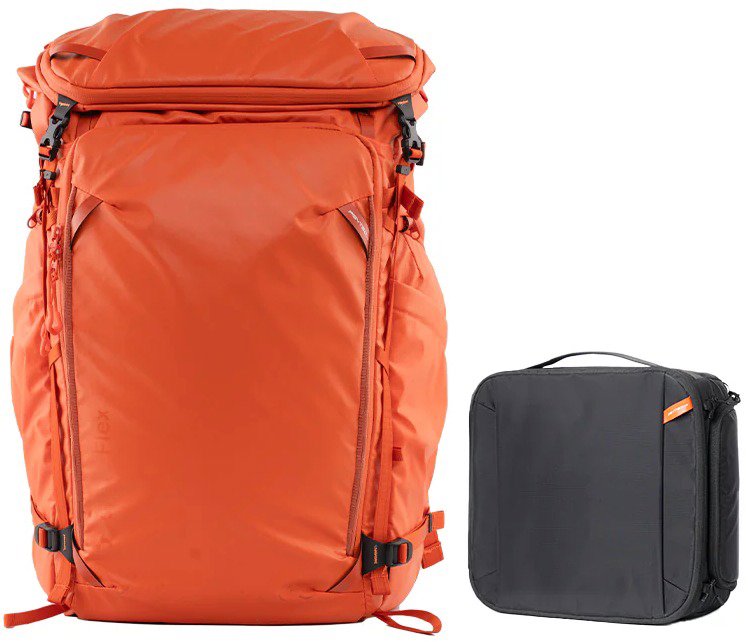 PGYTECH OnePro Flex Backpack 40 L (Sunset Orange) + Camera Insert M