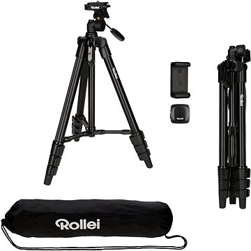 Rollei Reisestativ für Smartphone und Fotokamera