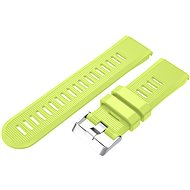 Eternico Garmin Quick Release 26 Silikonarnband Silikon Silberfarbene Schnalle Limette - Armband