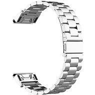 Eternico Stainless Steel Band Silver Steel Buckle Quick Release 22mm Silberfarbene - Armband