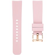 Eternico Essential Vertical Grain Rose Gold Buckle universal Quick Release 20mm rosa - Armband
