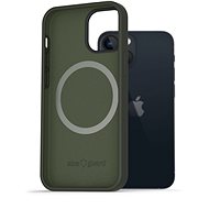 AlzaGuard Magnetic Silicone Case für iPhone 13 Mini - grün - Handyhülle