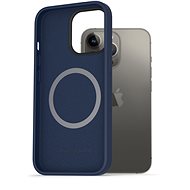 AlzaGuard Magnetic Silicone Case für iPhone 13 Pro - blau - Handyhülle