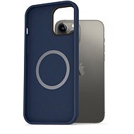 AlzaGuard Magnetic Silicone Case für iPhone 13 Pro Max - blau - Handyhülle