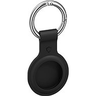AlzaGuard Silikon-Schlüsselanhänger für Airtag schwarz - AirTag Schlüsselanhänger