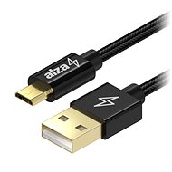 Datenkabel AlzaPower AluCore Micro USB 2 m Black