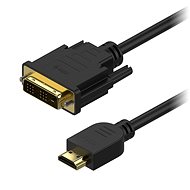 Videokabel AlzaPower DVI-D für HDMI Single Link Link 2m