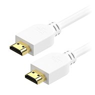 AlzaPower Premium HDMI 2.0 High Speed 4K 3m weiß - Videokabel
