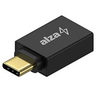 AlzaPower OTG USB-C (M) na USB-A 3.0 (F) schwarz - Adapter