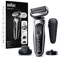 Braun Series 7 71-S4200cs Elektrorasierer mit Präzisionstrimmer und Ladestation - silber - Rasierer
