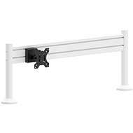 AlzaErgo Slatwall SWP110 Leiste weiß + SWDM210 Griffe weiß + SWAS420 Halterung schwarz - Halterung