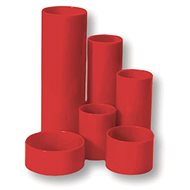 CONCORDE Kunststoff sechsteilig, rot - Stiftständer