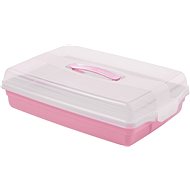 CURVER PARTY BOX Kuchencontainer rechteckig - 45 cm x 11,1 cm x 29,5 cm - pink - Tablett