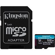 Kingston Canvas Go Plus microSDXC 512 GB + SD-Adapter - Speicherkarte