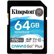 Kingston Canvas Go Plus SDXC 64 GB + SD-Adapter - Speicherkarte