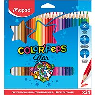 MAPED Color Peps 24 Farben, dreieckig - Buntstifte