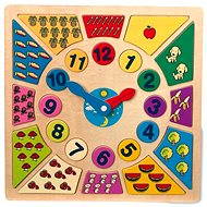 Small Foot - Einlege-Lernpuzzle - Uhr - Steckpuzzle