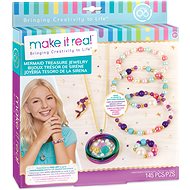 Make It Real Mermaid Treasure Jewelry - Halskette und Armbänder, Medaillon - Schmuckherstellungsset