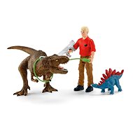 Schleich Dinosaurs 41465 - Tyrannosaurus Rex Angriff - Figuren