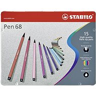 STABILO Pen 68 in der Metallbox - 15 Farben