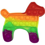 Pop it - Hund - regenbogenfarben - Pop it