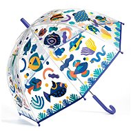 Djeco Schöner Design Regenschirm - Ozean - Kinder-Regenschirm
