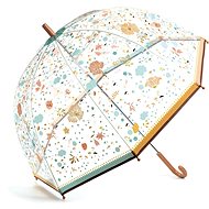 Djeco Großer Design Regenschirm - Blümchen - Kinder-Regenschirm