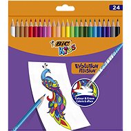 BIC Radierbar 24 Farben - Buntstifte